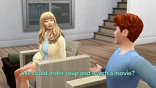 Innocent Babysitter's Sims 4 Secret: Teasing Licks Lead to Pussy Fucking Frenzy