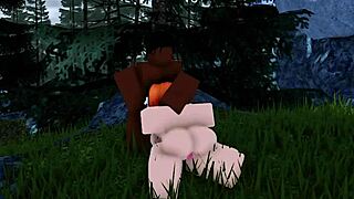 roblox adachi rei inflated by bbc blowjob cum kill la kill 3d