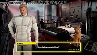 Android Girl Doggy Fucked Hard by Stray Owner's Cock