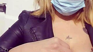 Queen Brunette Babe Lactates Milk from Huge Tits During Christmas Doggystyle Anal with Giant Clit Massage Fantasy