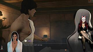 lara croft's legs in stockings get erotic massage treatment ep 9 😏👠