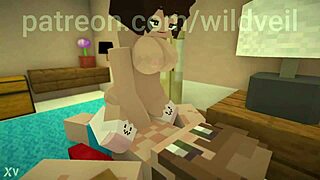 lucy and chad going rough again pt2 😈 minecraft couple fucks hard 💦