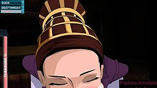 Padme Amidala Deepthroats Jar Jar Monster Cock Big Tits Blowjob Handjob Sucking Star Wars