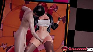 hey redhead luna in nylons moans from bed fingering to desk squirt