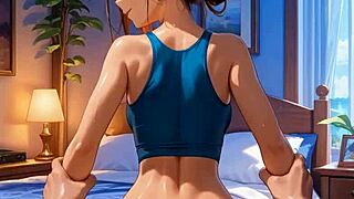 bedroom hentai test explodes with raw desire!!