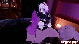 aw lil pup masterbates then takes that bunny cock vrchat 18+ 🍆🐰