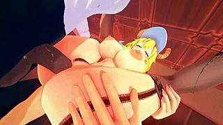 Lucoa's lingerie hides double penetration interracial thrill