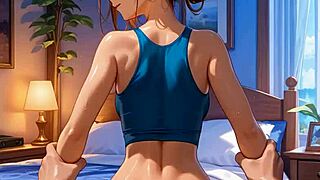 bedroom hentai test explodes with raw desire!!