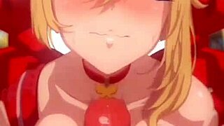 anime russian babe delivers sloppy titjob