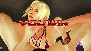 Mature Latina Pounds Nina in Femdom Fight