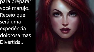 kiss my ass while i humiliate you in extreme femdom joi, miss fortune demands it