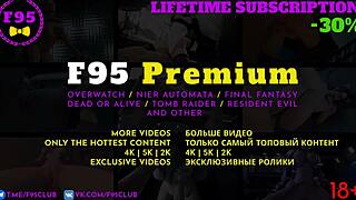 tracer's sneaky overwatch blowjob tease