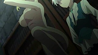 Big Tits Anime Blonde Strips Nude And Shakes Boobs!