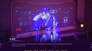 Captain slams monster cock into alien crew again in Subverse hentai game