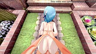 Eula's Facial After Rough Anal Creampie in Genshin