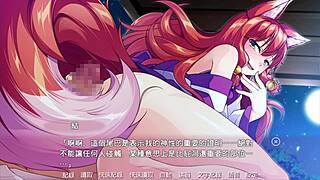 trap shrine maiden seduces with crossdressing hentai sex scene