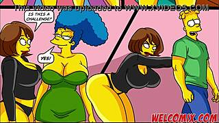 Simptoons double team tease