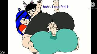 Maki Onitawa Shemale Dominates Iora Fuga in Fierce Fuck Fest