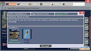 Chloe Jumps With Big Tits In Sexy Neighbour Gameplay