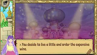 blonde queen takes monster cock doggystyle in queen trainer uncensored