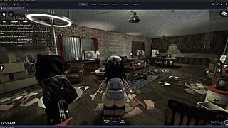 stranger saved me from rain then fucked me hard in abandoned roblox building part one??