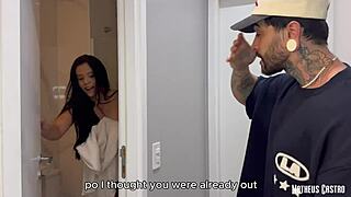 naughty lesbians hide fuck with buddy then facial cuck together