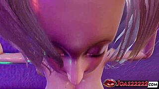 i crave big tits nessa's thighjob tease turning into pool missionary creampie pounding