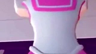 Does the anime recroom whore suck cock before fucking hard?