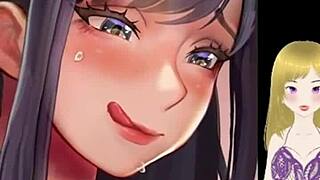 a sexy anime nurse with huge tits treats her patient right