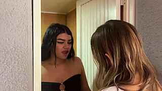 My boyfriend and I ravage horny receptionist Mia Montielth in threesome