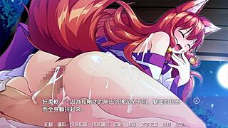 trap shrine maiden seduces with crossdressing hentai sex scene