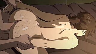 ellie bends over for intense big ass anal in doggystyle pov pounding