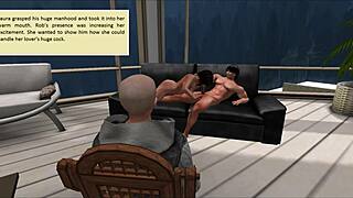 pregnant wife takes creampie cheating load right in front of cuckold hubby