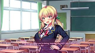 Picture this casual tale of hibari side story in real hentai situation part 47 with big tits milf action