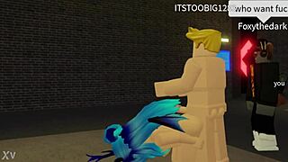 roblox slut uh fucks three lucky guys cumming hard non-stop hentai orgy mess