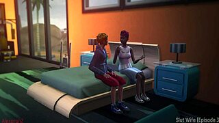 ever seen a young couple fuck while that mulatto slut wife sucks cock?