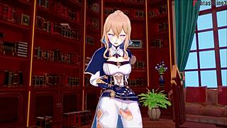 jean's office pov titty fuck at work damn those oppai bounce 😍💦