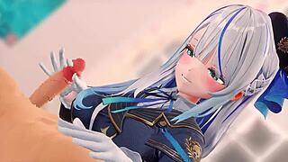 3d hentai blowjob fucking handjob and titty fuck compilation