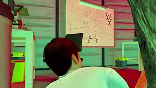 that redhead's horny kisses lead to big tits masturbation in park 3d hentai