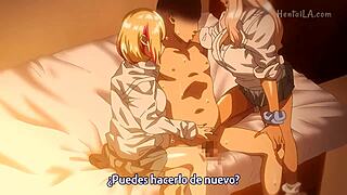 hentai friends hook up for casual intense fucking session