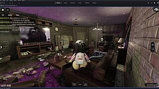 stranger saved me from rain then fucked me hard in abandoned roblox building part one??