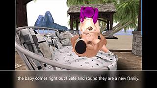 so this stepmom tricks her stepson into knocking her up in 3d