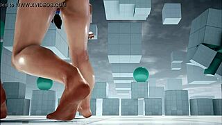 anna totally owns julia chang in tekken femdom crush!!