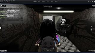 stranger saved me from rain then fucked me hard in abandoned roblox building part one??