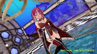 novr's mmd marine sways seductively in 3d hololive hentai dance on sailor outfit