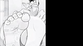 Unlock the ultimate close-up on Grok anime's sleeping feet and boobs allure