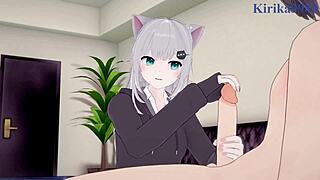 Asuna Yuuki's Massive Tits Bounce in Creampie Vtuber Frenzy