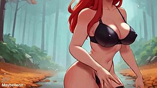 Latex Lingerie Big Boobs Hard Nipples Sexy Dance Free Hentai Game