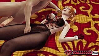 christmas bunny cosplay slips pantyhose for g-spot fingering double vibrator squirt bliss