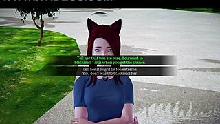 Her revenge heats up with big tits curvy Japanese teen in sexy outfits fucking mature family members hard in game part 24.